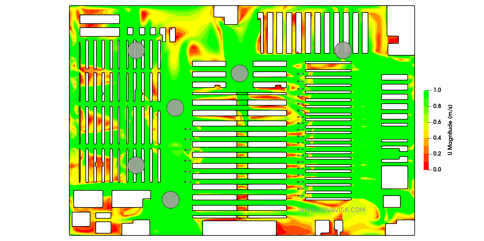 CFD analysis of Warehouse India, HVAC consulting warehouse